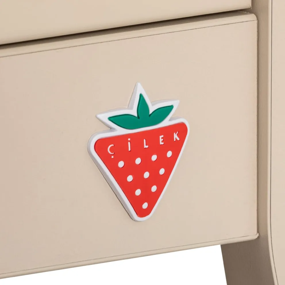 Cilek Drehtürenschrank Lapel crème, nussbaumfarbig New