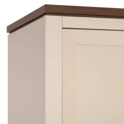 Cilek Drehtürenschrank Lapel crème, nussbaumfarbig New
