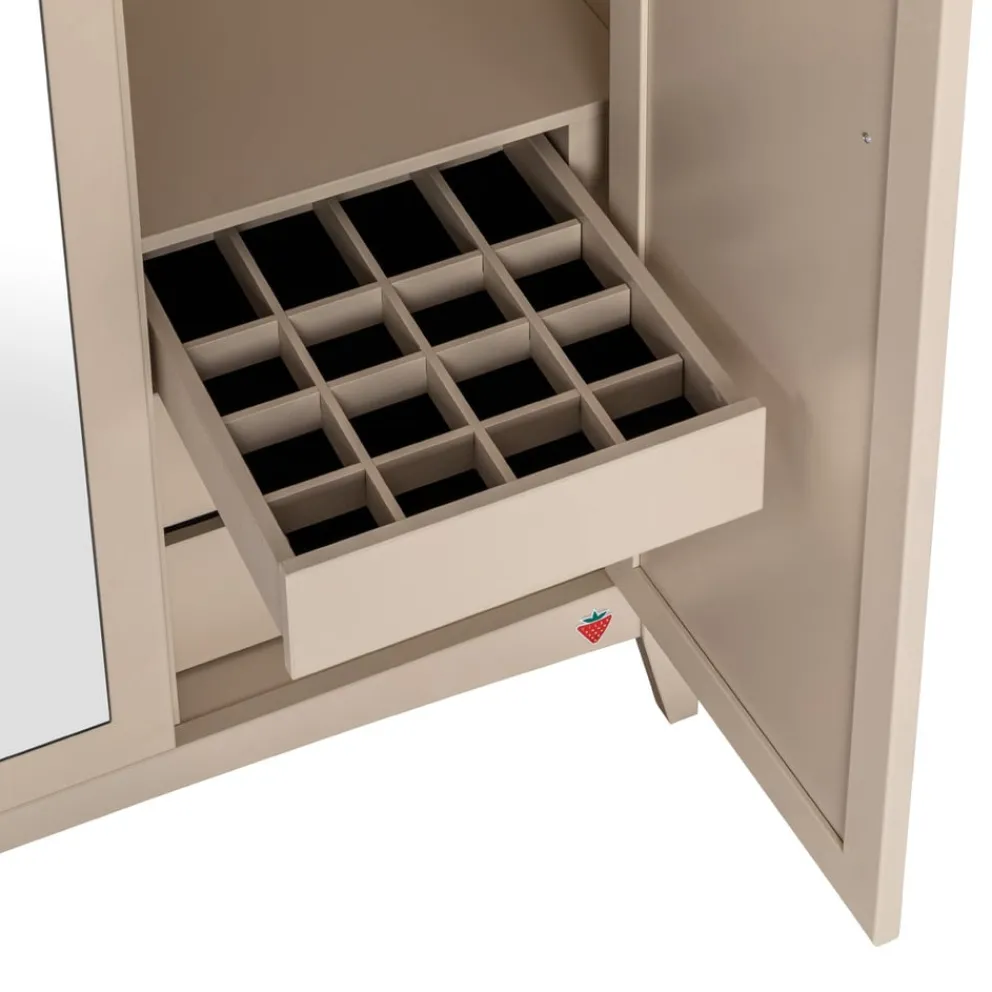 Cilek Drehtürenschrank Lapel crème, nussbaumfarbig New