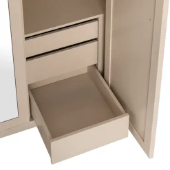 Cilek Drehtürenschrank Lapel crème, nussbaumfarbig New