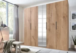 MID.YOU Drehtürenschrank Level36 eichefarbig Outlet