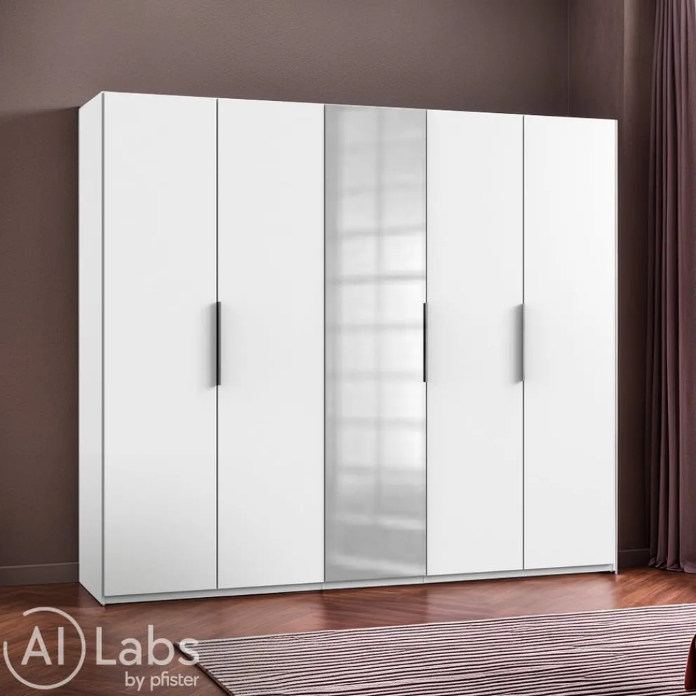 MID.YOU Drehtürenschrank Level36 weiss New