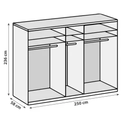MID.YOU Drehtürenschrank Level36 weiss Online