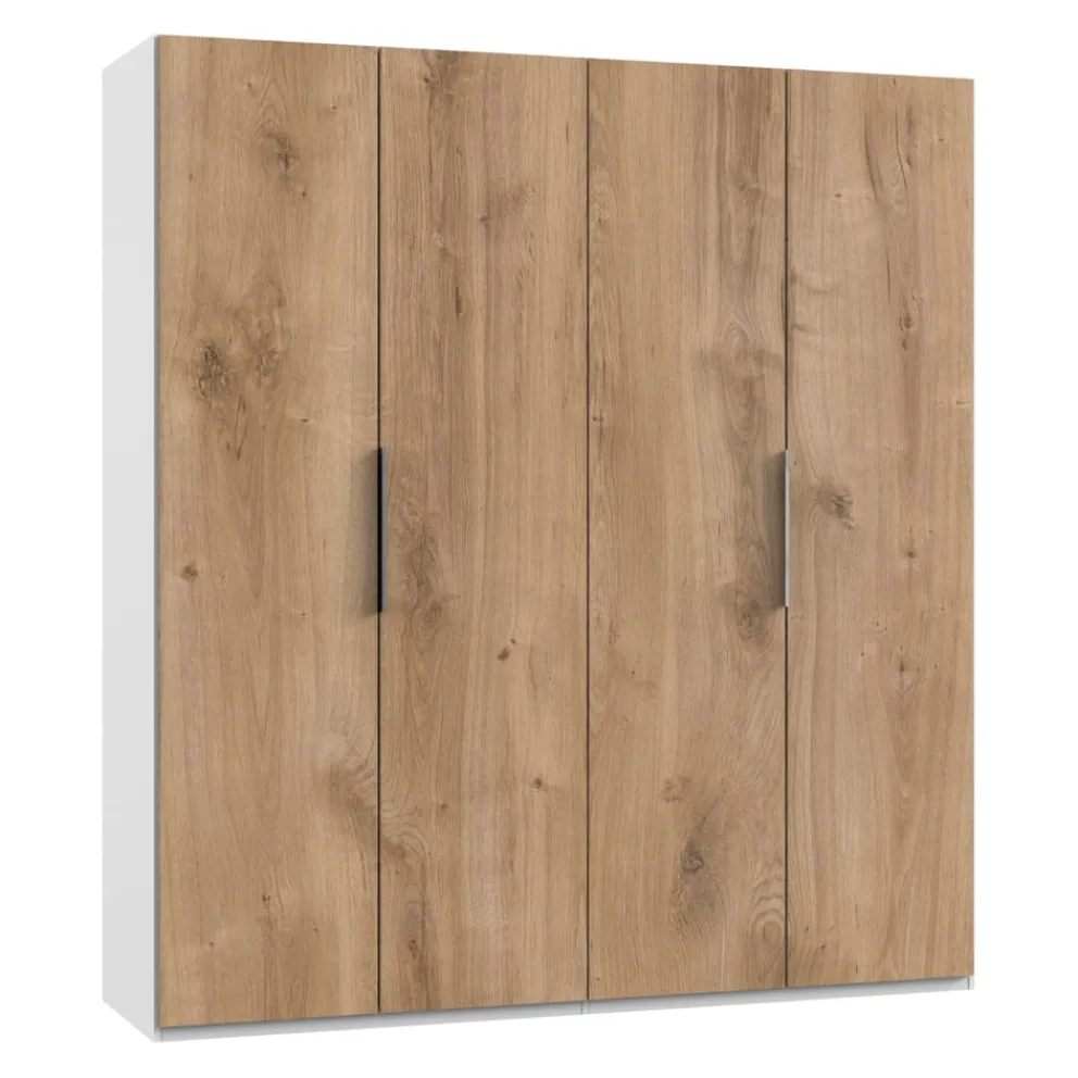 MID.YOU Drehtürenschrank Level36 eichefarbig, weiss