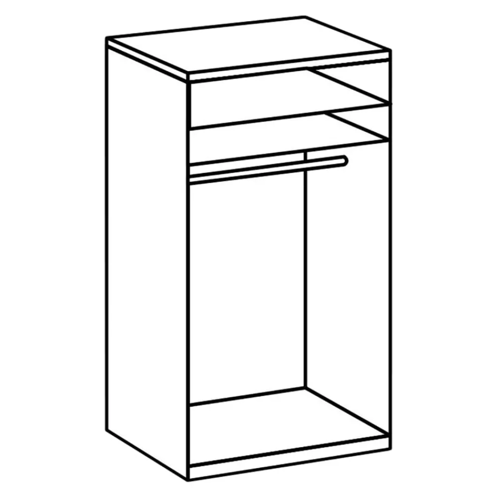 MID.YOU Drehtürenschrank Level36 eichefarbig New