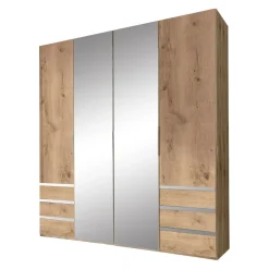 MID.YOU Drehtürenschrank Level36 eichefarbig Outlet