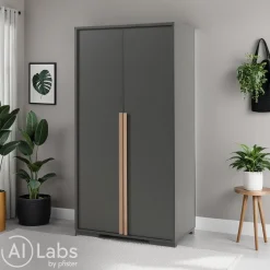 MID.YOU Drehtürenschrank London anthrazit Online