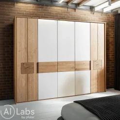 VALNATURA Drehtürenschrank Loretta_201 eichefarbig Discount
