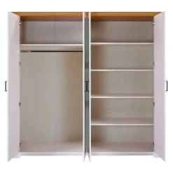 MID.YOU Drehtürenschrank Maluno weiss New