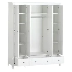 BYYU Drehtürenschrank Manosque Wollweiss Outlet