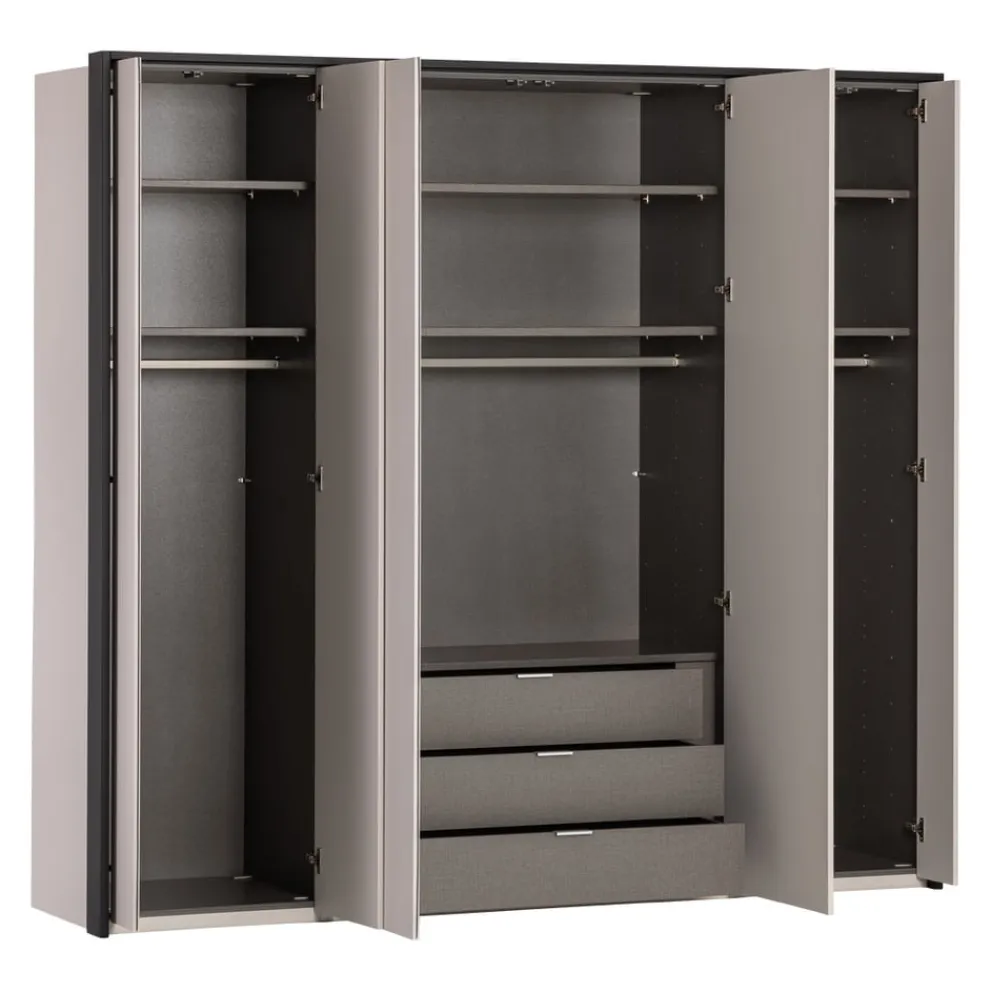 Novel Drehtürenschrank Mireille crème Outlet