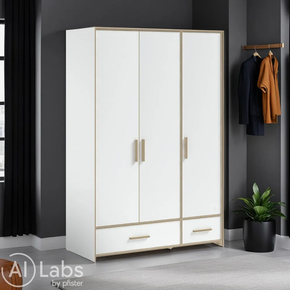 Cilek Drehtürenschrank Modera weiss New