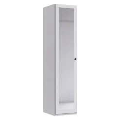 MID.YOU Drehtürenschrank NYC P20 Landhaus weiss, Spiegel Best