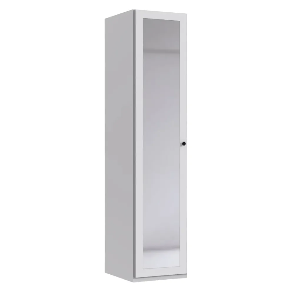 MID.YOU Drehtürenschrank NYC P20 Landhaus weiss, Spiegel Best