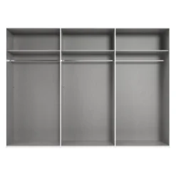 MID.YOU Drehtürenschrank NYC P32 Graphit, Spiegel New