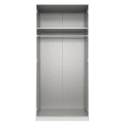 MID.YOU Drehtürenschrank Osaka-201 weiss Discount