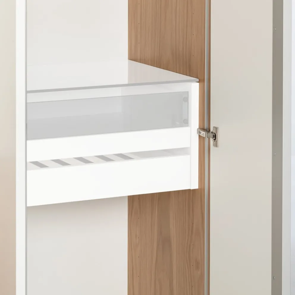 MAB Drehtürenschrank Primeart Stoos weiss Best