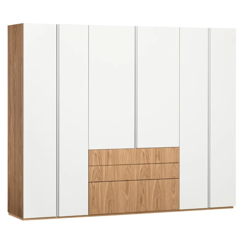 MAB Drehtürenschrank Primeart Stoos weiss Best