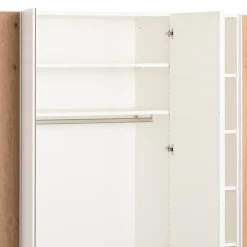 Dieter Knoll Drehtürenschrank Roomline eichefarbig, weiss Clearance