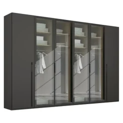 Novel Drehtürenschrank Skat Graphit Clearance