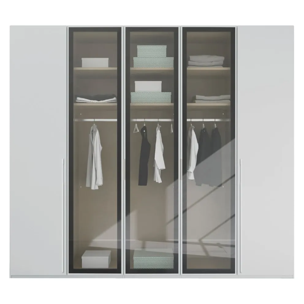Novel Drehtürenschrank Skat Seidengrau Outlet