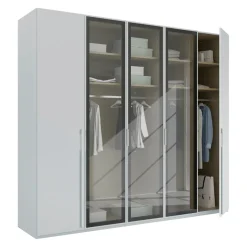 Novel Drehtürenschrank Skat Seidengrau Outlet