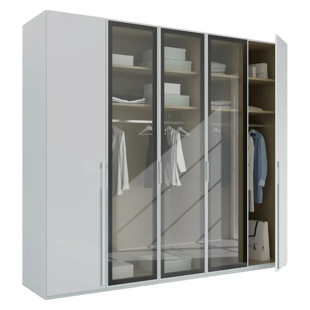 Novel Drehtürenschrank Skat Seidengrau Outlet