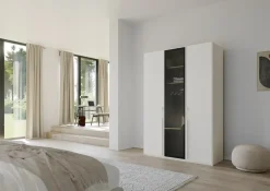 Novel Drehtürenschrank Skat Alpinweiss