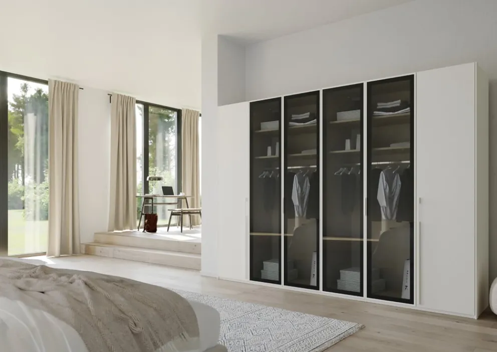Novel Drehtürenschrank Skat Alpinweiss Discount