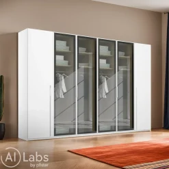 Novel Drehtürenschrank Skat Alpinweiss Discount