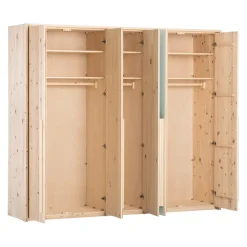 edy&liv Drehtürenschrank Sonus arvefarbig, kieferfarbig, weiss Sale
