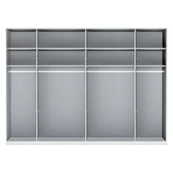 Novel Drehtürenschrank Split Graphit-Dekor Best