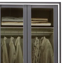 Novel Drehtürenschrank Split Graphit-Dekor Hot