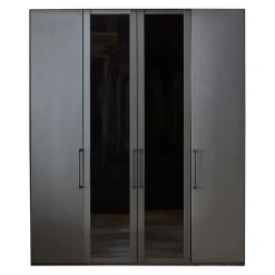 Novel Drehtürenschrank Split Graphit-Dekor Hot