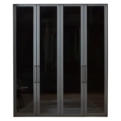Novel Drehtürenschrank Split Graphit-Dekor Best
