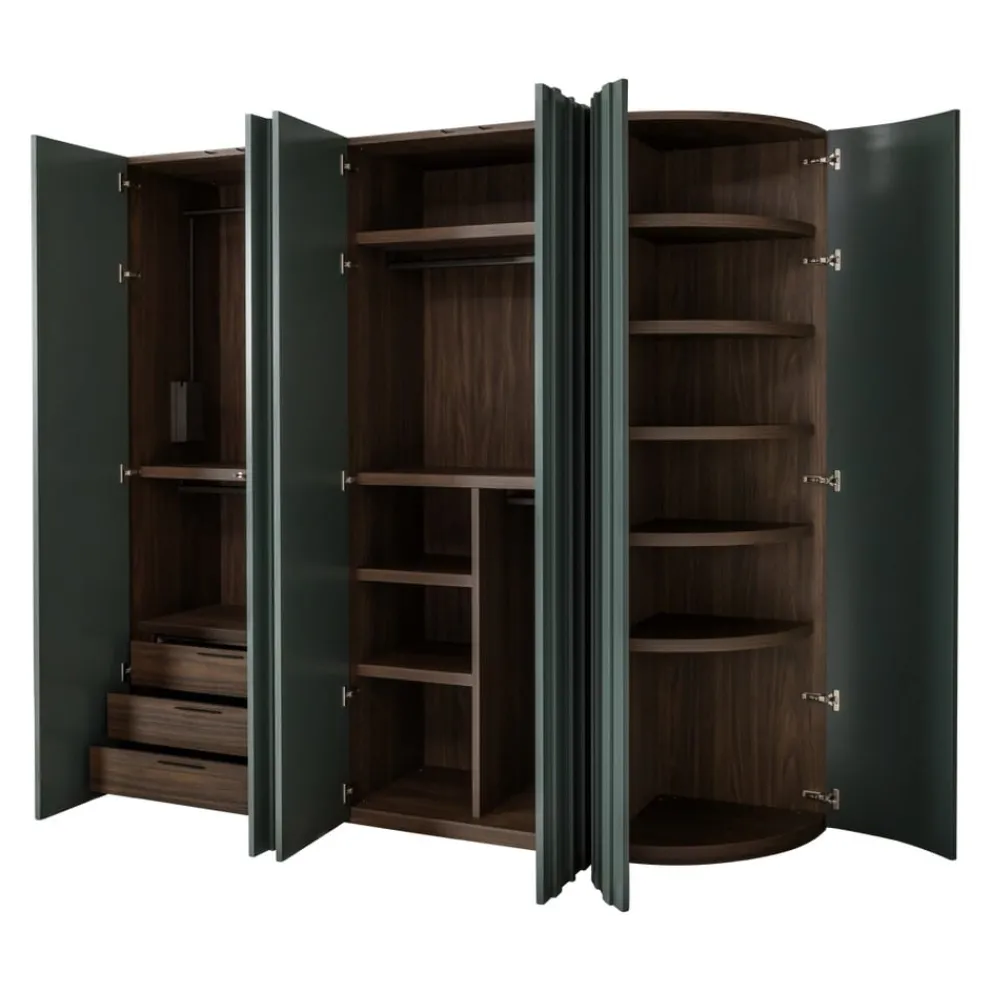 Novamobili Drehtürenschrank Stave 355 ginepro Outlet