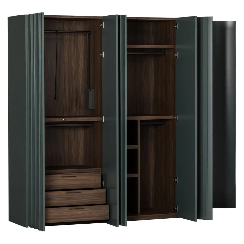 Novamobili Drehtürenschrank Stave 355 ginepro Outlet
