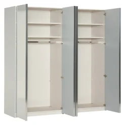 Moderano Drehtürenschrank System One hellgrau New