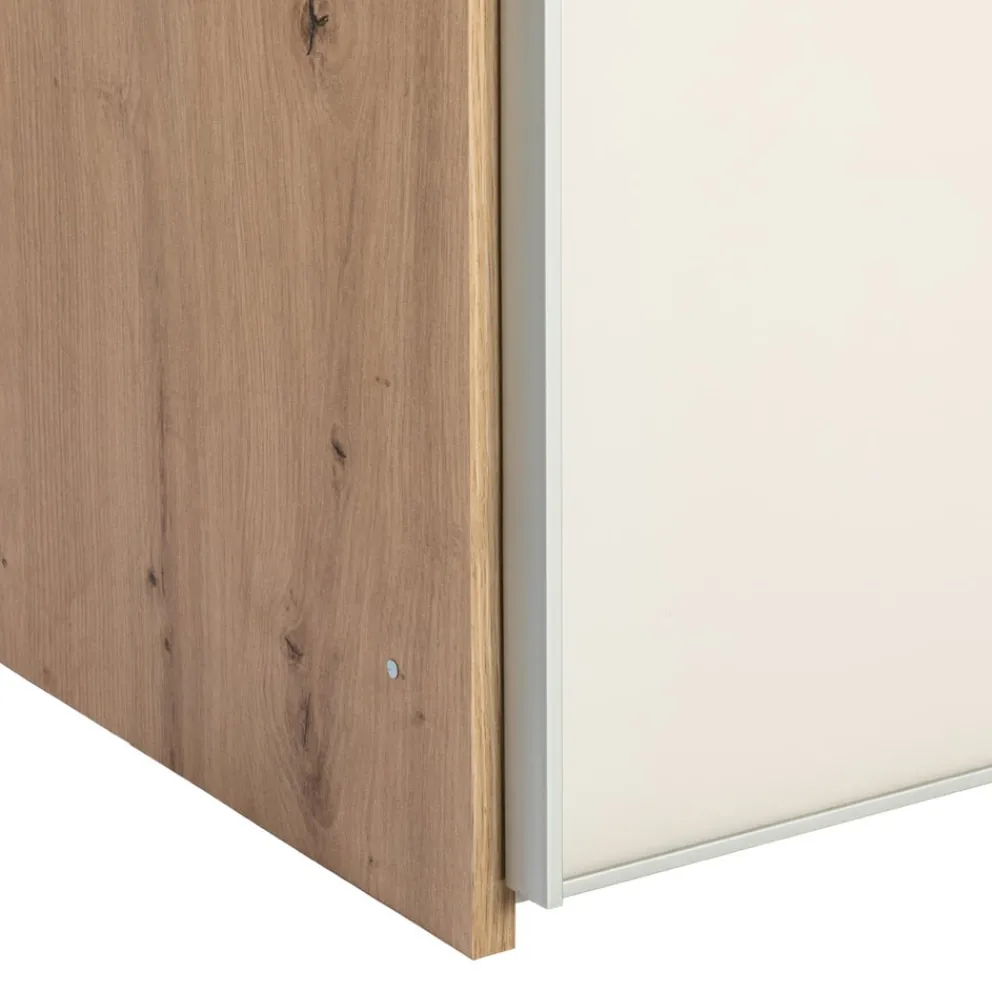 Moderano Drehtürenschrank System One 16 Artisan Eiche, elfenbein