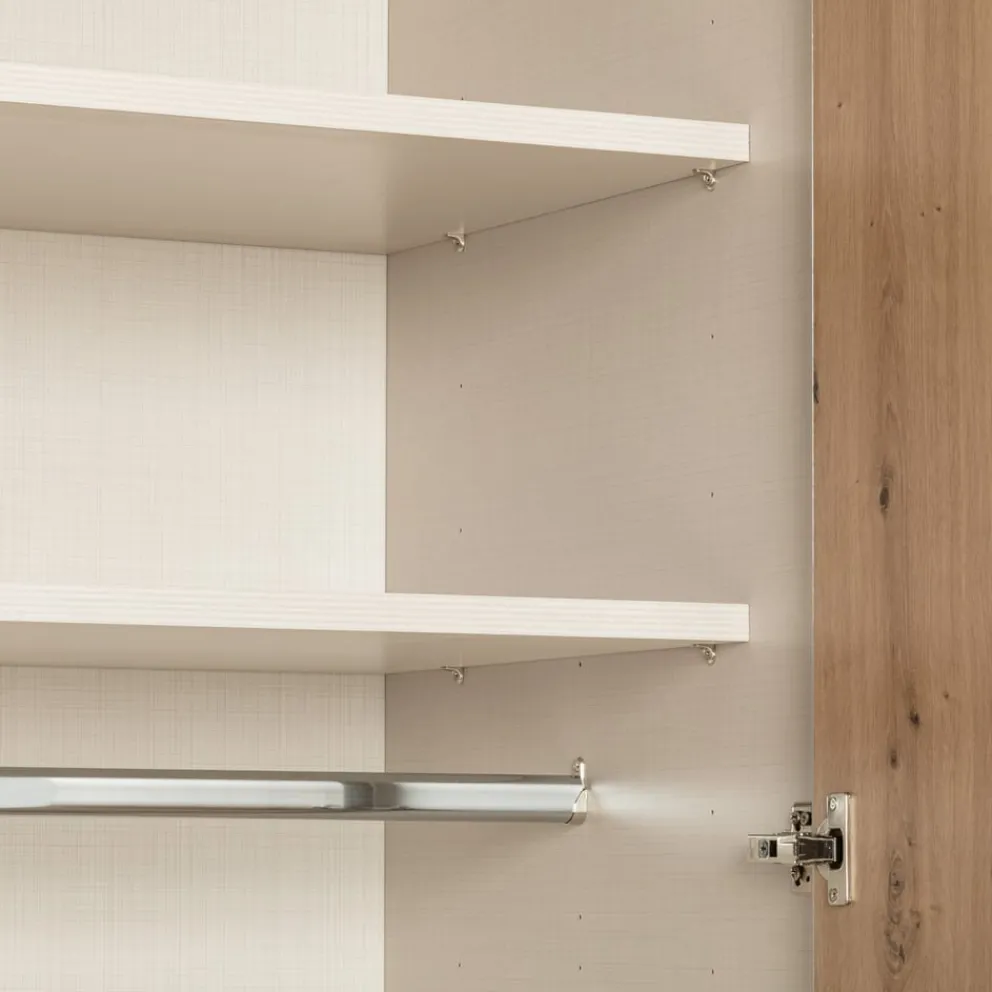 Moderano Drehtürenschrank System One 16 Artisan Eiche, elfenbein
