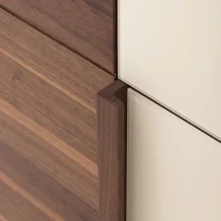 TEAM 7 Drehtürenschrank Schranksyst nussbaumfarbig Outlet