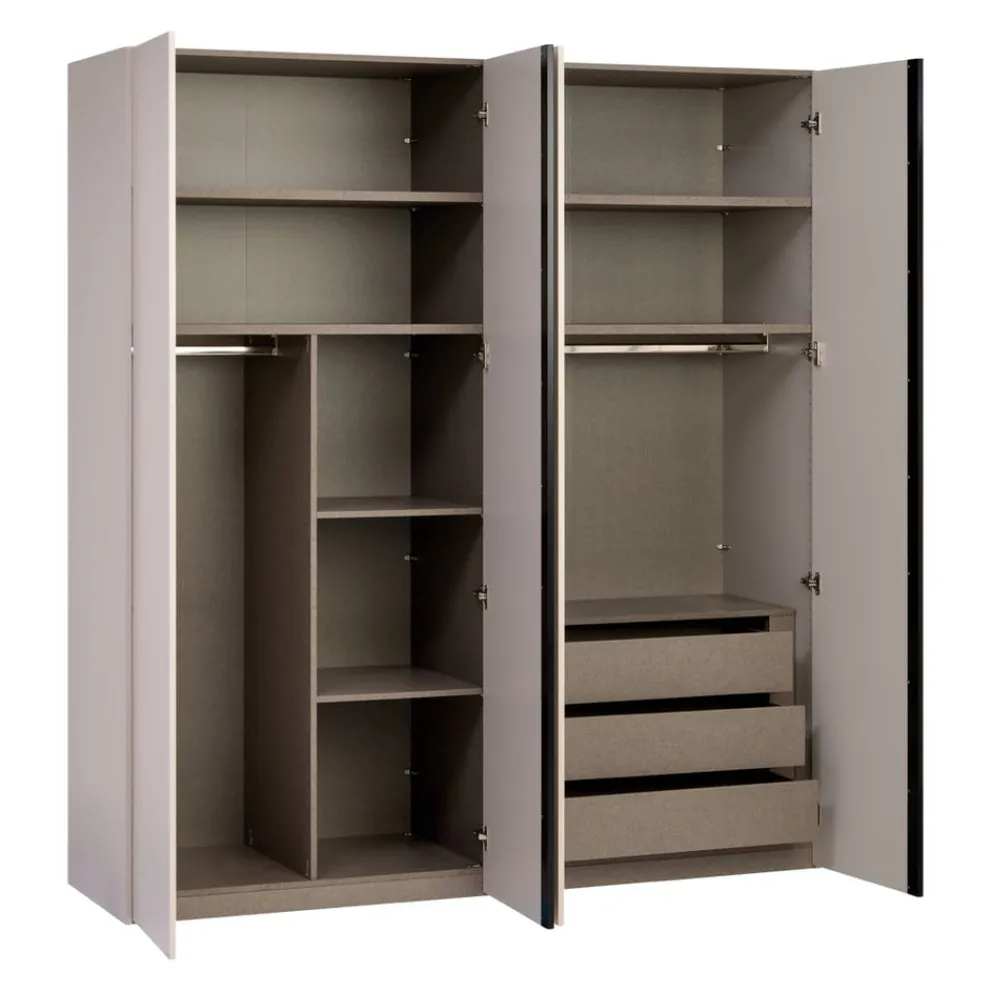 BYYU Drehtürenschrank Wynn Kaschmir Discount