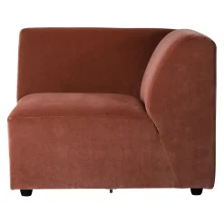 HKliving Eckelement Jax braunrot Discount