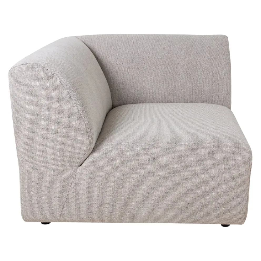 HKliving Eckelement Jax hellgrau