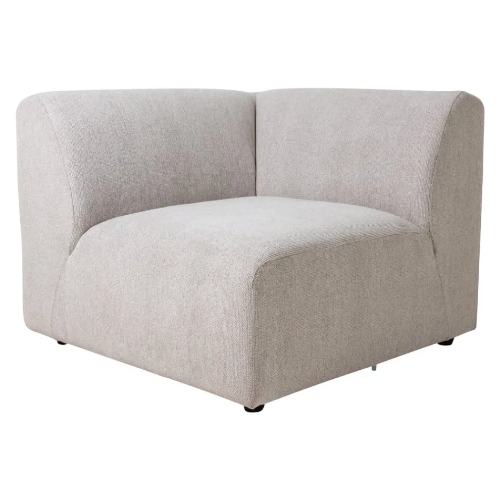 HKliving Eckelement Jax hellgrau
