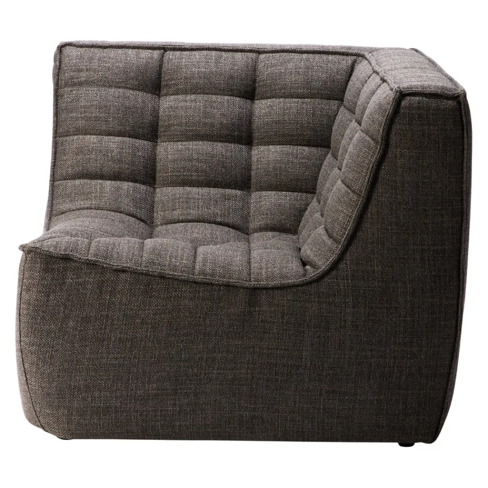 Ethnicraft Eckelement N701 dunkelgrau New