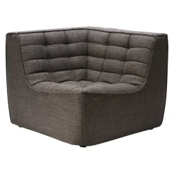 Ethnicraft Eckelement N701 dunkelgrau New