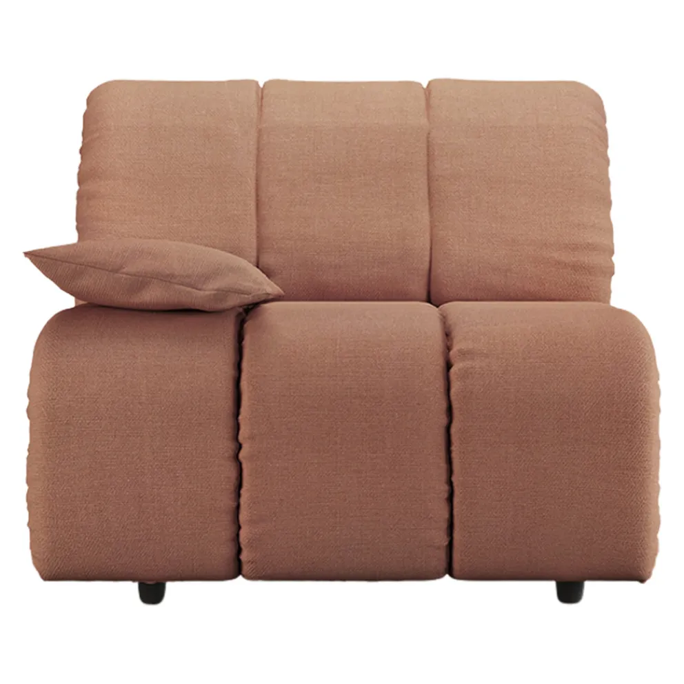 HKliving Eckelement Wave rostrot Discount