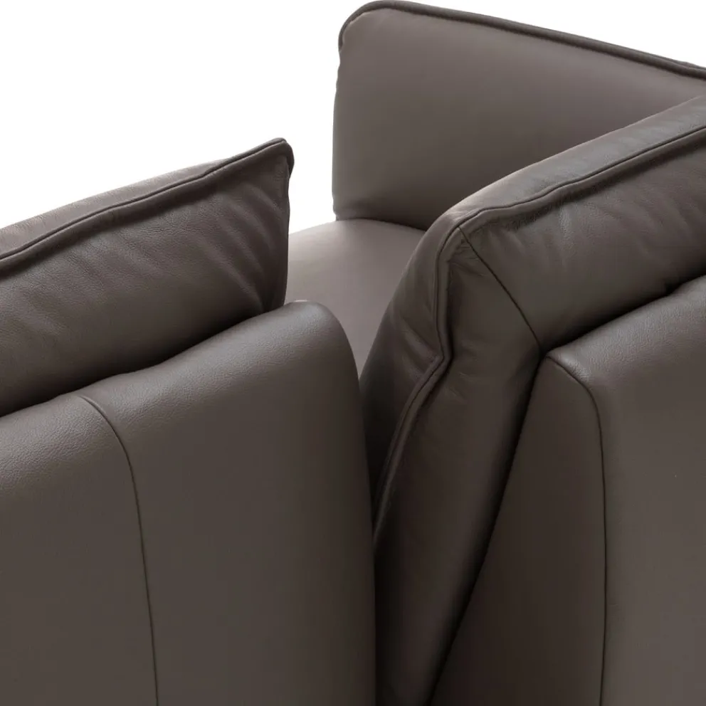 Moderano Ecksofa 7292 Ambrosia Leder Cavallo 81 noir New