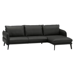 Moderano Ecksofa 7292 Ambrosia Leder Cavallo 81 noir New